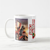 Dame Action Mug - Grafik Pauls Gulacy Kaffeetasse (Links)