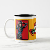 Dame Action Mug Zweifarbige Tasse (Links)