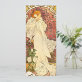 Dame Alphonse-Mucha der Camelias Einladungen (Stehend Vorderseite)