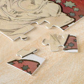 Dame Alphonse-Mucha des Camelias Puzzlespiels Puzzle (Seite)