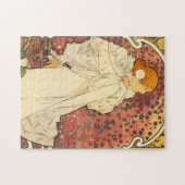 Dame Alphonse-Mucha des Camelias Puzzlespiels Puzzle (Horizontal)