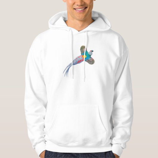Dame Amherst Pheasant Hoodie (Vorderseite)