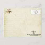 Dame auf gewartet Postkarte (Rückseite)