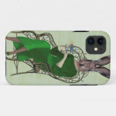 Dame Bella Rabbit Taking Tea 3 Case-Mate iPhone Hülle (Rückseite (Horizontal))