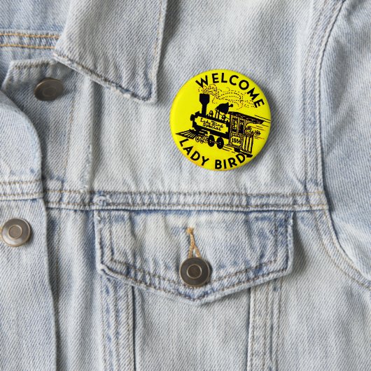 Dame Bird - Knopf Button (Beispiel)