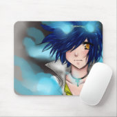 Dame Blue Mousepad (Mit Mouse)