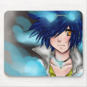 Dame Blue Mousepad (Vorne)