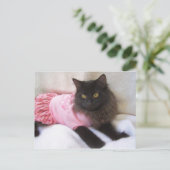 Dame Blume Postkarte (Stehend Vorderseite)