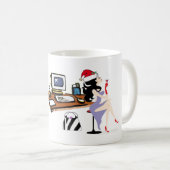 Dame Boss Christmas Mug Diva Kaffeetasse (VorderseiteRechts)
