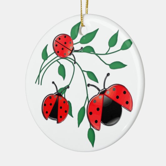 Dame Bug, Dame Bugs Keramik Ornament (Links)