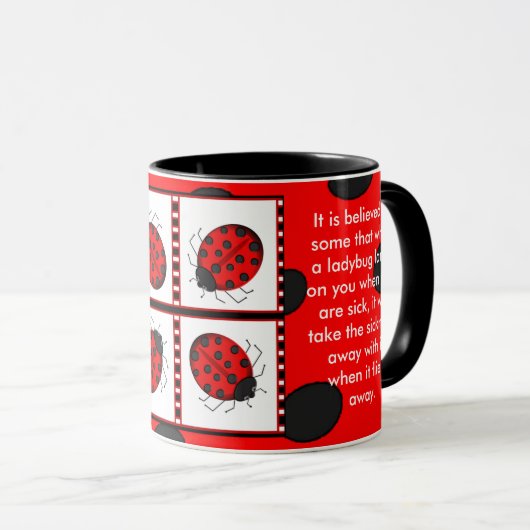 Dame Bug Legend Tasse (VorderseiteRechts)