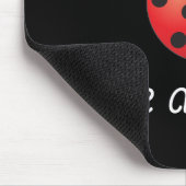 Dame Bug - niedlich als Wanze Mousepad (Ecke)