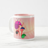 Dame Bugs Zweifarbige Tasse (Vorderseite Links)