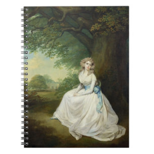 Dame Chambers, c.1789 (Öl auf Leinwand) Notizblock