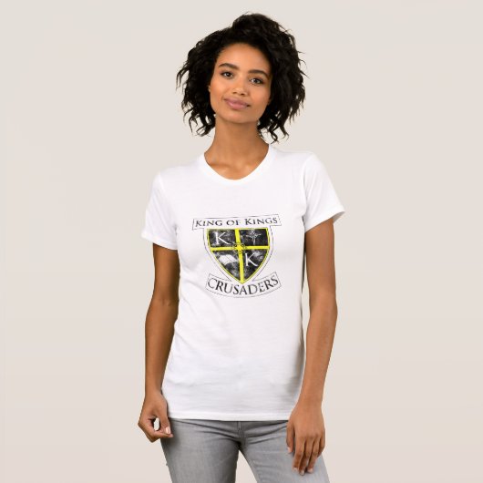 Dame Crusader Distressed Tee (Vorne ganz)