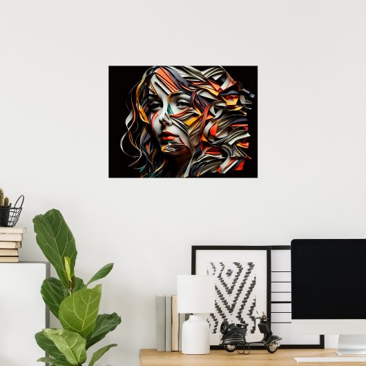 Dame de Pappe Poster (Heimbüro)