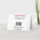 DAME DEL JPEC NEW KARTE (Rückseite)