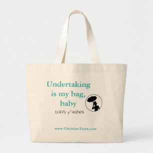 Dame der Asche, riesige Tasche - aufnehmend