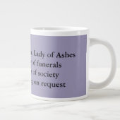 Dame der Asche, riesige Tasse - violetter Harper (Rechts)