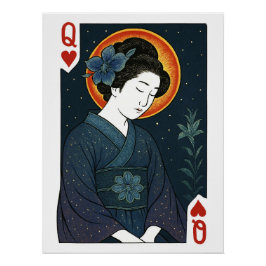 Dame der Herzen – Japan Geisha  Poster