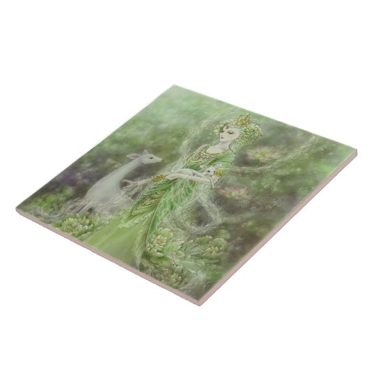 Dame der Mitleid-Fliese Fliese (Seite)