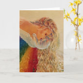 Dame der Morgendämmerung von Elizabeth Kyle. Karte (Gelbe Blume)