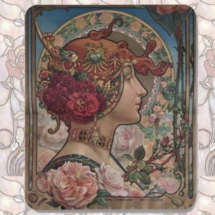 Dame der Rosen Mousepad