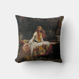 Dame der Schalotte durch John William Waterhouse Kissen