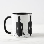 Dame der See-Kaffee-Tasse Tasse (Links)