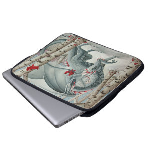 Dame der Waldlaptophülse Laptopschutzhülle