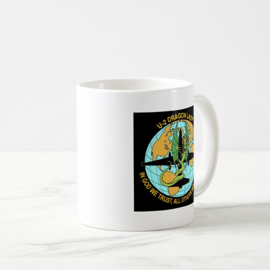 Dame des Drache-U-2 Kaffeetasse (VorderseiteRechts)