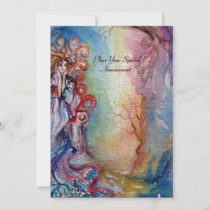 DAME DES LAC vibrant blau rosa metallic champagner