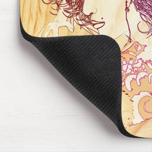 Dame des Meeres Mousepad (Ecke)