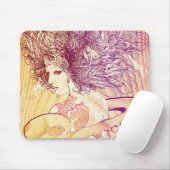 Dame des Meeres Mousepad (Mit Mouse)