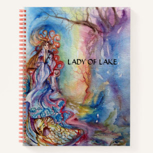 DAME DES SEES Artus-Legende Aquarell Notizblock