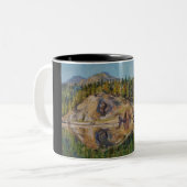 Dame des Sees Zweifarbige Tasse (Vorderseite Links)