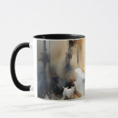 Dame, die durch einen Wald geht Tasse (Links)