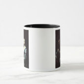 Dame, die ein spinet spielen und ein Flautist Tasse (Zentrum)