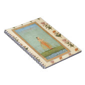 Dame, die eine Blume, einen Lilienteich Notizblock (Rechte Seite)