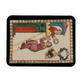 Dame, die einem Freier ein Geschenk überreicht, 14 Magnet (Horizontal)