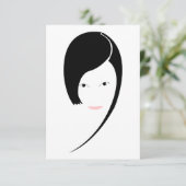 Dame Einladung (Stehend Vorderseite)