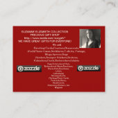 DAME ELEGANCE COLLECTION VISITENKARTE (Rückseite)