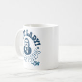 Dame, Fan von Chit Kaffeetasse (Vorderseite Links)