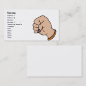 Dame Fist Visitenkarte (Vorne/Hinten)