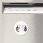 Dame Fortune's Lucky Spinning Wheel Neujahr Magnet (In Situ (Geschirrspüler))