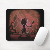 Dame From Jazz: Die Reise Mousepad des Trumpfs (Mit Mouse)
