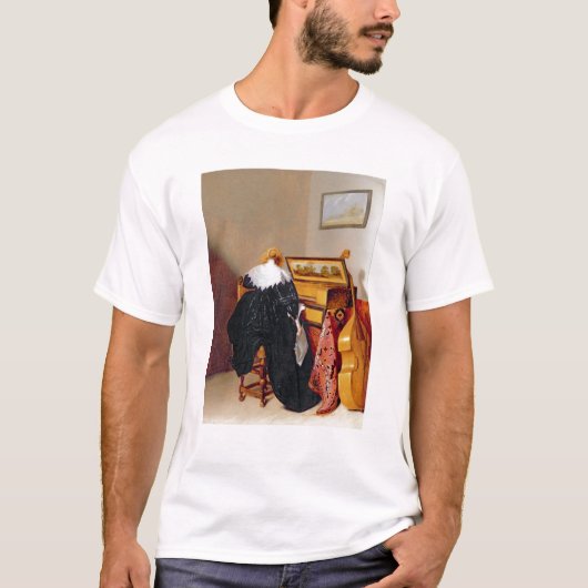 Dame gesetzt durch einen Virginal T-Shirt (Vorderseite)