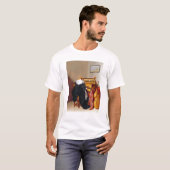 Dame gesetzt durch einen Virginal T-Shirt (Vorne ganz)