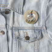 Dame Gnome und Kaninchen Button (Beispiel)