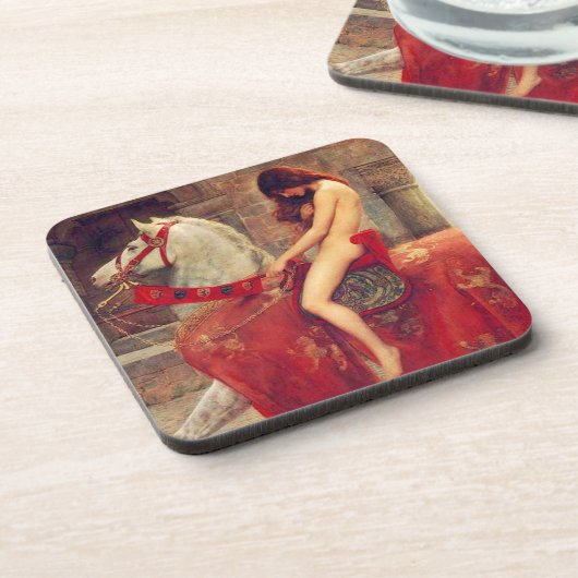 Dame Godiva Coasters Untersetzer (Linke Seite)